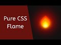 Pure CSS Flame