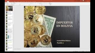 Contabilidad de Impuestos en Bolivia - con ejemplos prácticos