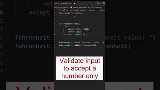 Python Project Tutorial: Fahrenheit to Celsius
