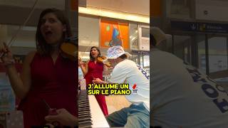 J’allume un pétard sur le piano dans la gare #piano