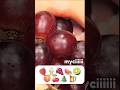 [ASMR]🎧 eating by emoji 🍇🥝 cr @MoonASMR222#stasfying#asmreating#emojichallenge