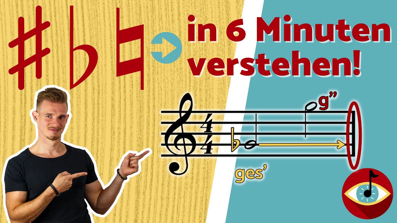 VORZEICHEN Und VERSETZUNGSZEICHEN In 6 MINUTEN Verstehen! - YouTube