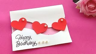 How to make Birthday Card//Handmade easy card Tutorial