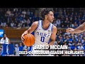 Jared McCain 2023-24 Regular Season Highlights | Duke Guard