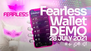 Fearless Wallet Demo 28 JULY 2021 #Polkadot #Kusama #FearlessWallet