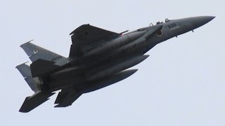 防府北基地航空祭2015  F-15 機動飛行 JASDF Hofu Air Show