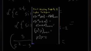 First Shifting Property Of Laplace Transform - Example 5