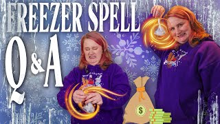 How to make FREEZER SPELLS | Q\u0026A With Molly Donlan