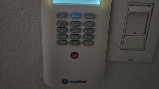 Simplisafe security alarm testing (SYSTEM TEST 1)