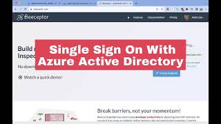 How to setup SSO with Azure Active Directory (SAML) - Beeceptor