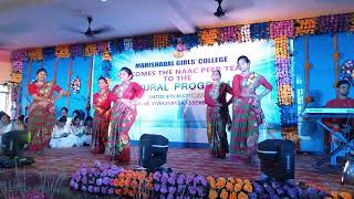 SANTALI DANCE (MAHISHADAL GIRLS COLLEGE,MAHISHADAL,PURBA MEDINIPUR,WEST BENGAL,INDIA.