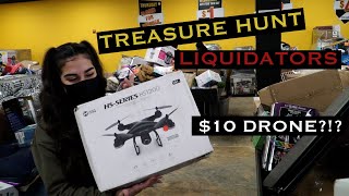 $10 DRONE!! TREASURE HUNT LIQUIDATORS// RALEIGH NC