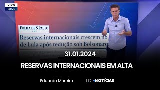 Reservas internacionais do Brasil voltam a crescer com Lula depois de queda com Bolsonaro