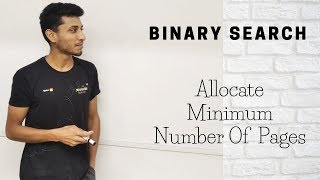 Allocate Minimum Number Of Pages