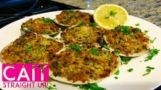 Baked Clams Oreganata Recipe | Cait Straight Up