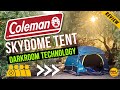 We Review the Coleman Skydome Camping Tent with Dark Room Technology! 🏕️