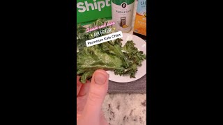 Air Fryer Parmesan Kale Chips