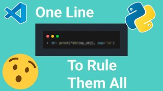 The 1 Line of Code Every Python Developer Should Know
