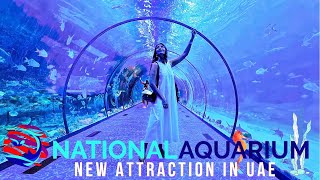 *NEW* National Aquarium Abu Dhabi | 🤩 full tour in ONLY 9 minutes 😱
