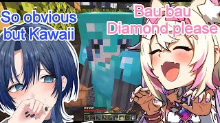 Biboo Pretends To Be Mococo And Asks Ao-kun For Diamonds [Hololive]