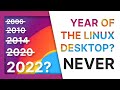 There will NEVER be a year of the Linux desktop, but...