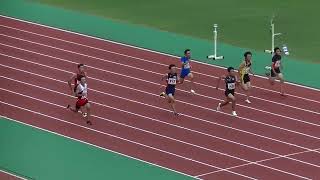 標準記録突破！20220703福岡県中学通信陸上 中3男子100m準決勝第2組