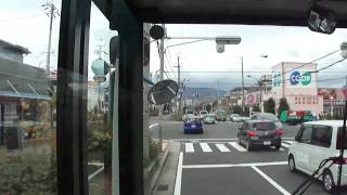 2010.12.07　阪神バス　西宮尼崎線・阪神西宮行きの車窓と放送②