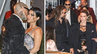 Kourtney Kardashian And Travis Barker Leave Party With Jason Momoa, Rita Ora, And Kate Beckinsale