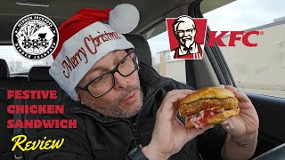 KFC's Festive Chicken Sandwich Review! Tis the Season for Something New!