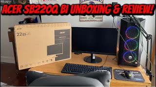 Acer SB220Q bi Full HD Monitor Unboxing \u0026 Review! (Ultra Thin)