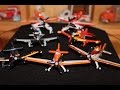 Mattel Disney Planes All Dusty Crophopper Variations (Supercharged, Midnight Flyers) Die-casts