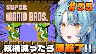 【スーパーマリオブラザーズ】55日目：残機一つでも減ったら即終了！！【にじさんじ/珠乃井ナナ】