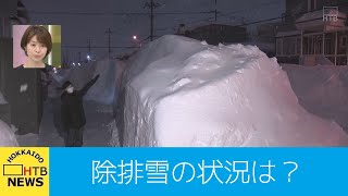 札幌市北区の住宅街から中継　除排雪の状況は？ごみステーションは？