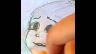 Speed drawing (seconds) of Despicable Me's Agnes
