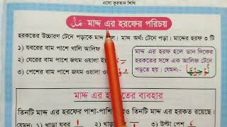 মাদ্দ এর হরফের পরিচয় ও ব্যবহার || কোরআন শিক্ষা কোর্স || কুরআন শেখার নিয়ম || কোরআন শিক্ষা