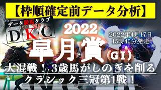 【皐月賞2022 枠順確定前データ分析\u0026注目馬PICK UP】大混戦！ 3歳馬がしのぎを削るクラシック三冠第1戦！