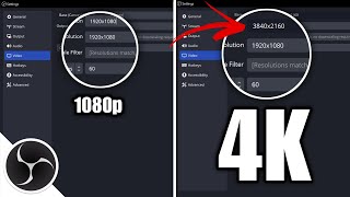 HOW TO STREAM \u0026 RECORD 4K VIDEO IN 1080P MONITOR USING OBS STUDIO