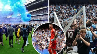 Manchester City: Premier League champions charged after pitch invasion on final day of 2021-2022 ...