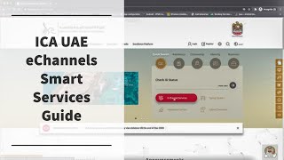 ICA UAE eChannels | ICA UAE app | ica uae smart application | Overview of ICA UAE App