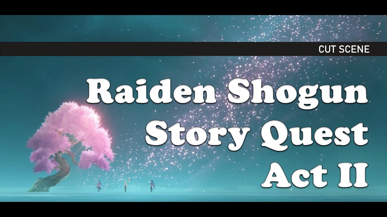 Raiden Shogun Story Quest: Imperatrix Umbrosa: Act II Cut Scene (Eng ...