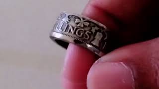 Cincin Koin Two Shilling