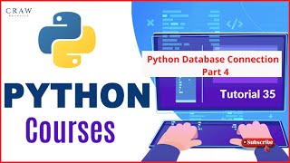 Python Database Connection | Part 4 | Learn Python in Hindi | Python Tutorial 35 #pythontutorial