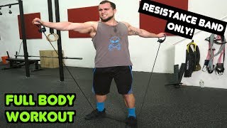Intense 10 Minute FULL BODY Resistance Band Workout