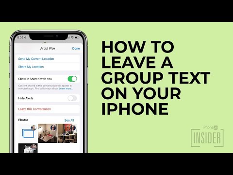 How to leave a group message on Android or iOS