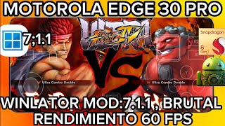 Street Fighters IV , 60 FPS Brutal Rendimiento, Super Optimizacion, Winlator Mod 7.1.1