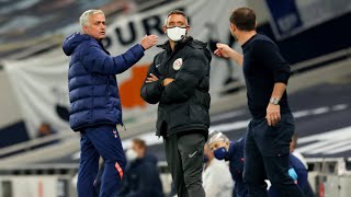 Mourinho vs Lampard heated touchline argument
