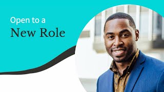 Open to a New Role Video Template (Editable)