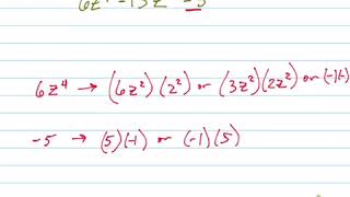 Factor 2x^2+5x-3 (long explanation using graphing calculator)