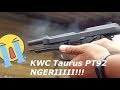 Tes Nembak Pistol Airgun Berasa Pake Senapan Mesin (KWC Taurus PT92 Full Auto) Ngeriiiiii!!!!