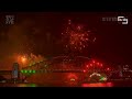 capodanno 2025 lo spettacolo dei fuochi d artifico nel porto di sydney